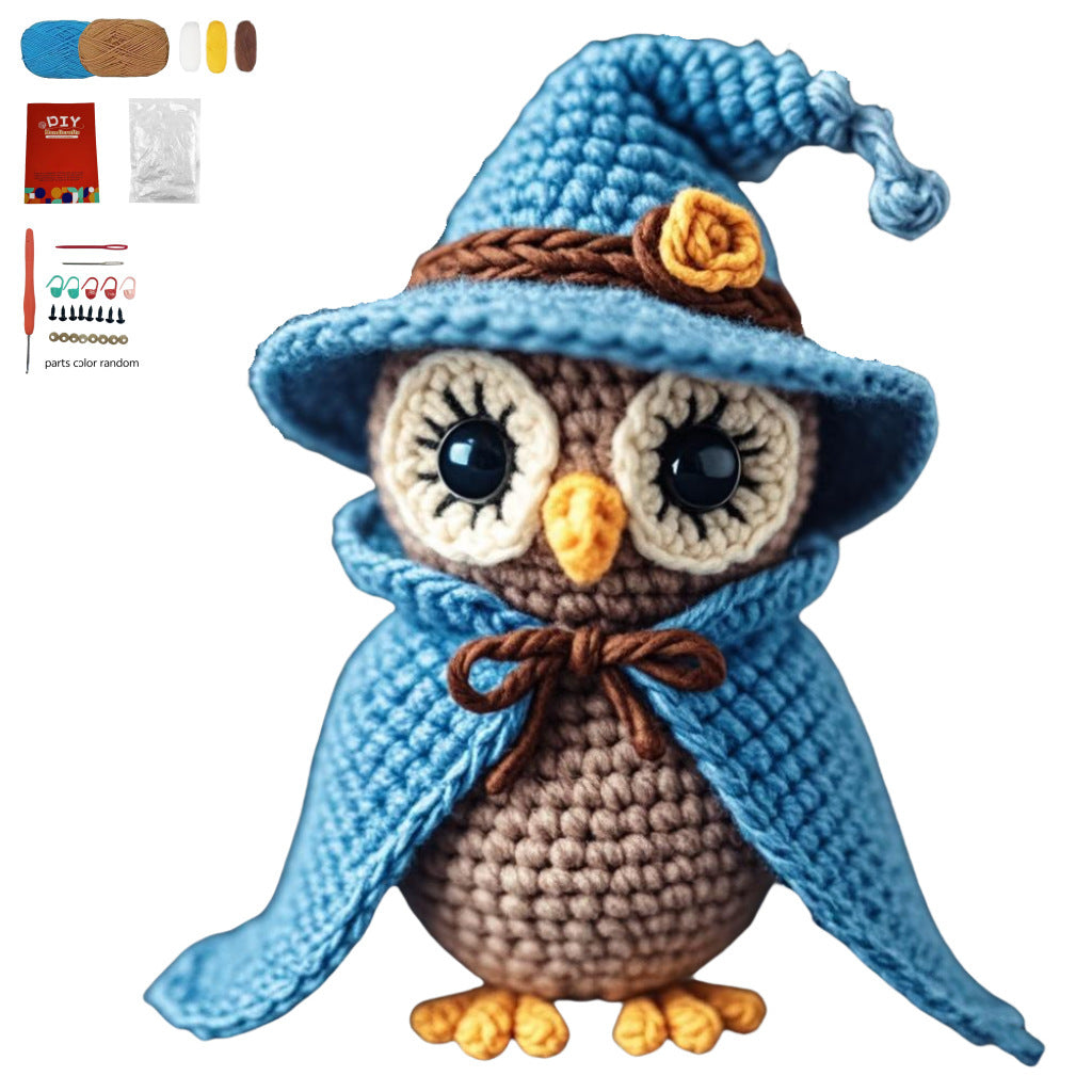 Crochet Kit owls, dolls, fairys, dragons, turtles