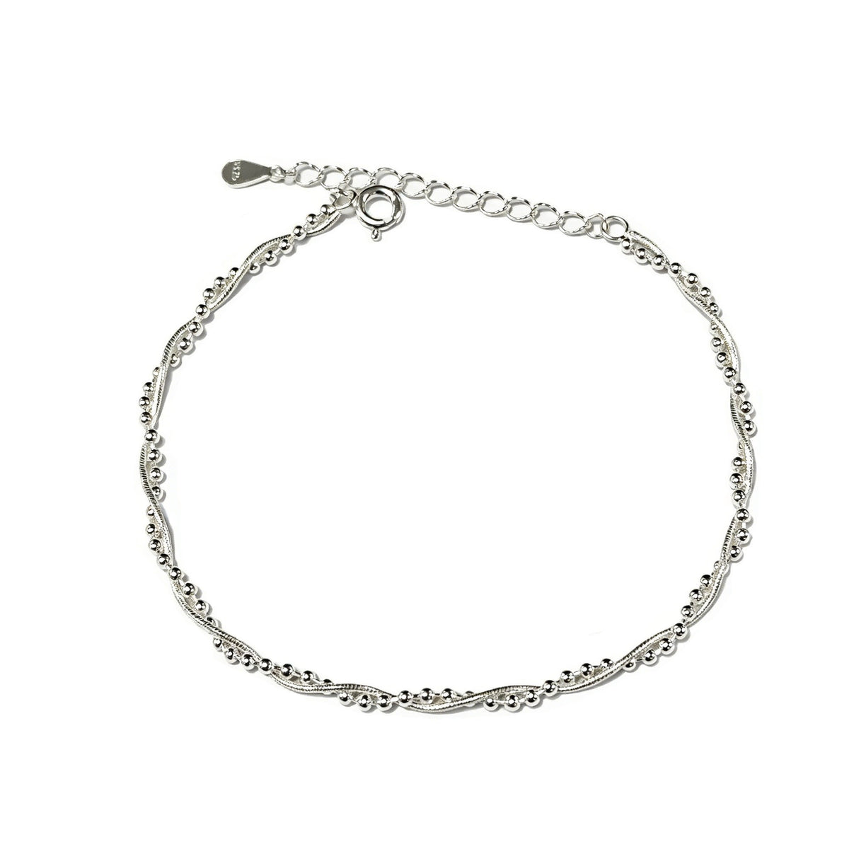 Bracelet Sterling Silver Double Layer