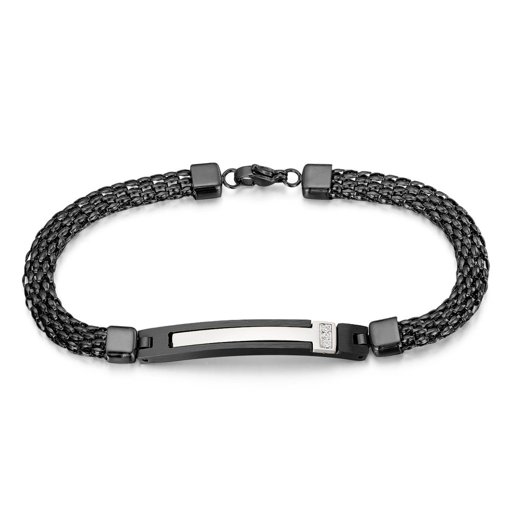 Stainless Steel Geometric Bracelet for Men