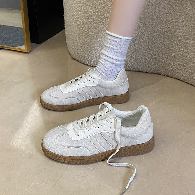 Zapatillas deportivas informales de caña baja con cordones