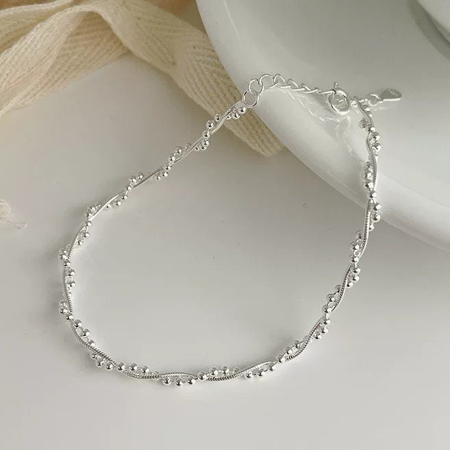 Bracelet Sterling Silver Double Layer