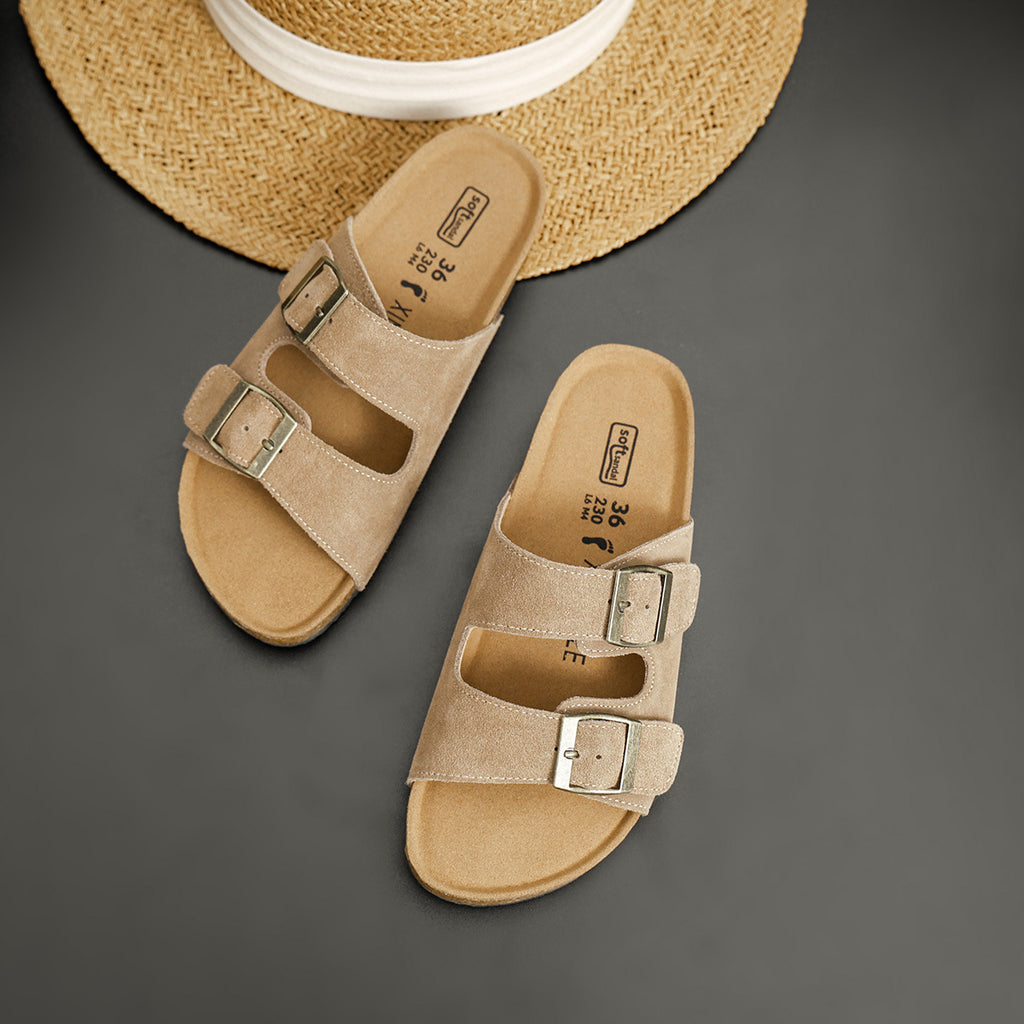 Cowhide Slippers for woman