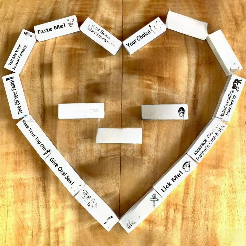 Jenga Game for couples (different lenguages)