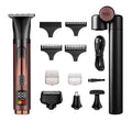 Kit multifuncional de cuidado personal masculino con pantalla digital