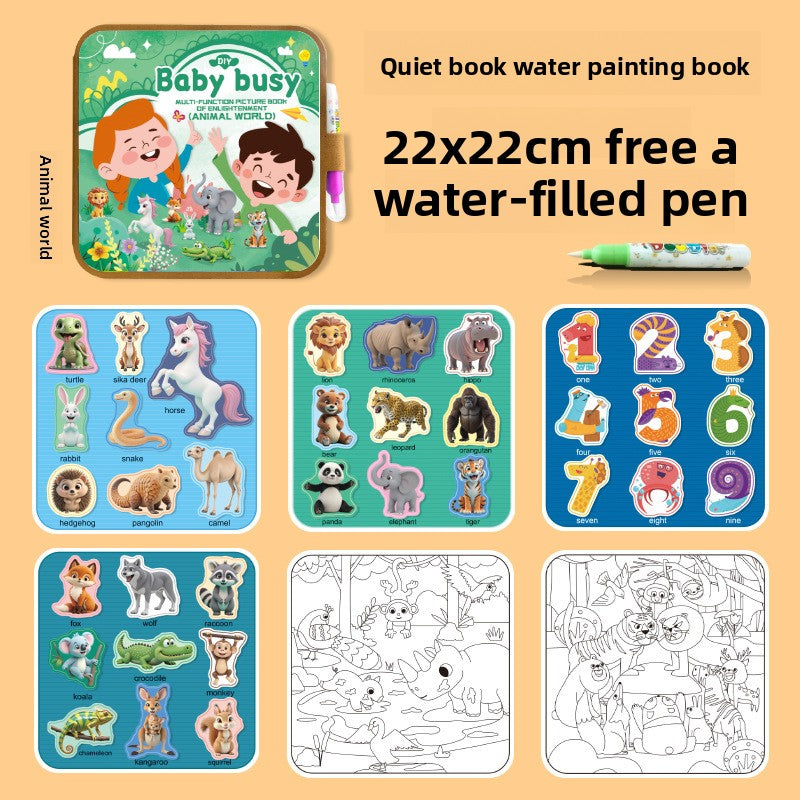 Reusable Magic Water Drawing Book