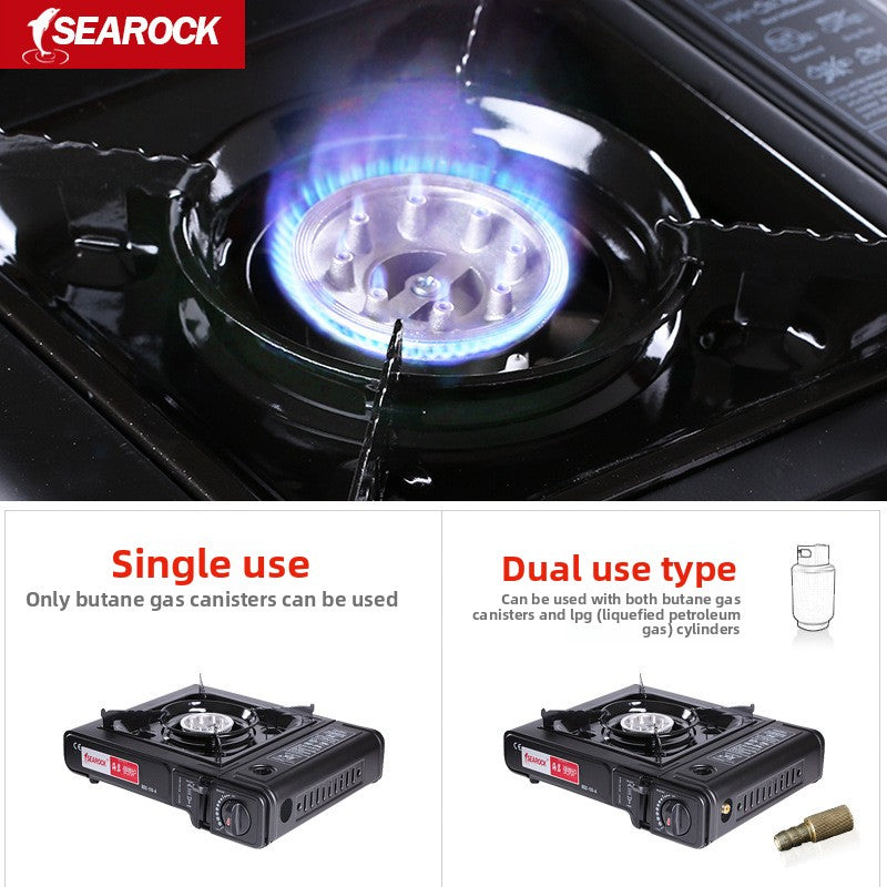 Tragbarer Dual-Fuel-Campingkocher