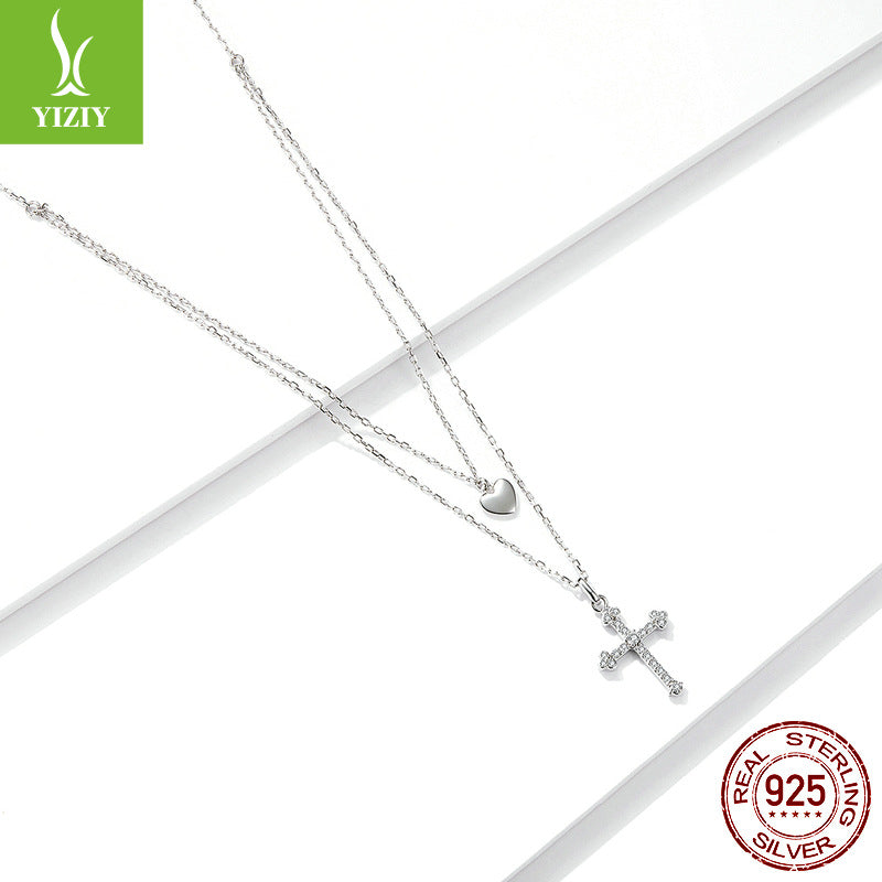 Cross Necklace 925 silver