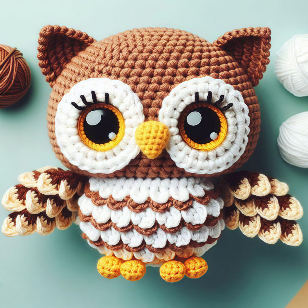 Crochet Kit owls, dolls, fairys, dragons, turtles