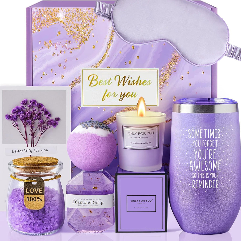Set de cesta de regalo de spa rosa