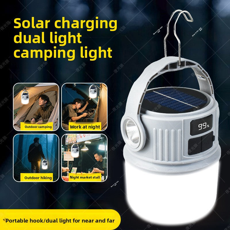 Solar-aufladbare Campinglampe