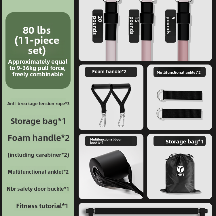 Adjustable Resistance Bands for Home Fitness