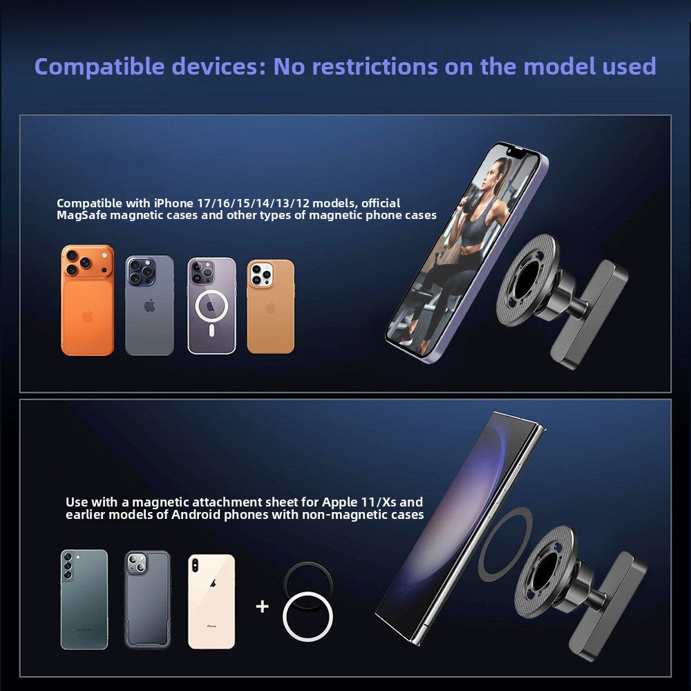 Magnetic cell phone holder
