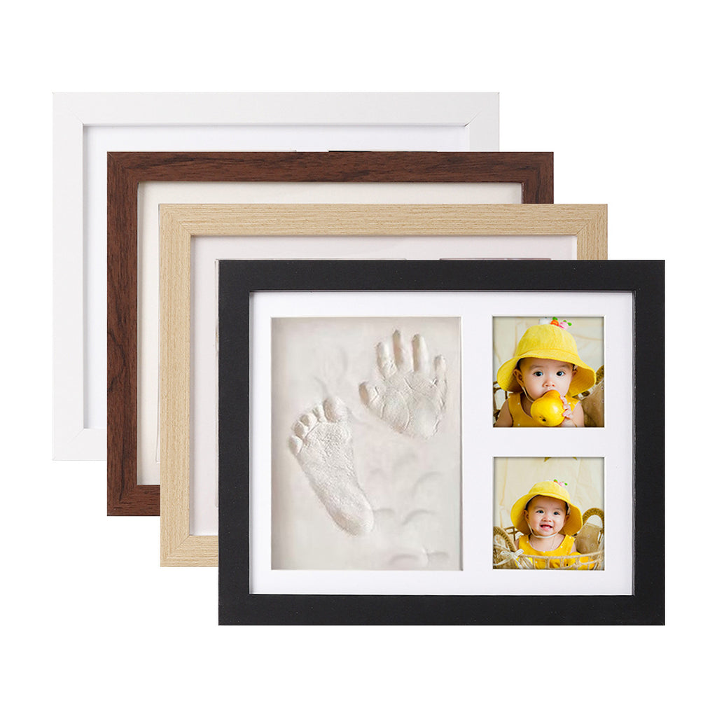 Handabdruck-Bilderrahmen-Set mit Stempelkissen