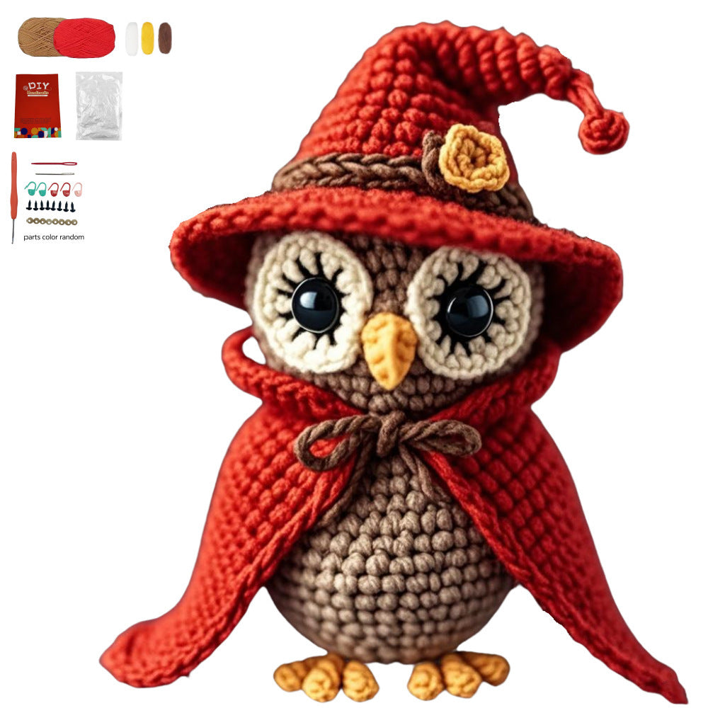 Crochet Kit owls, dolls, fairys, dragons, turtles
