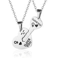 Love key for a couple and best friends