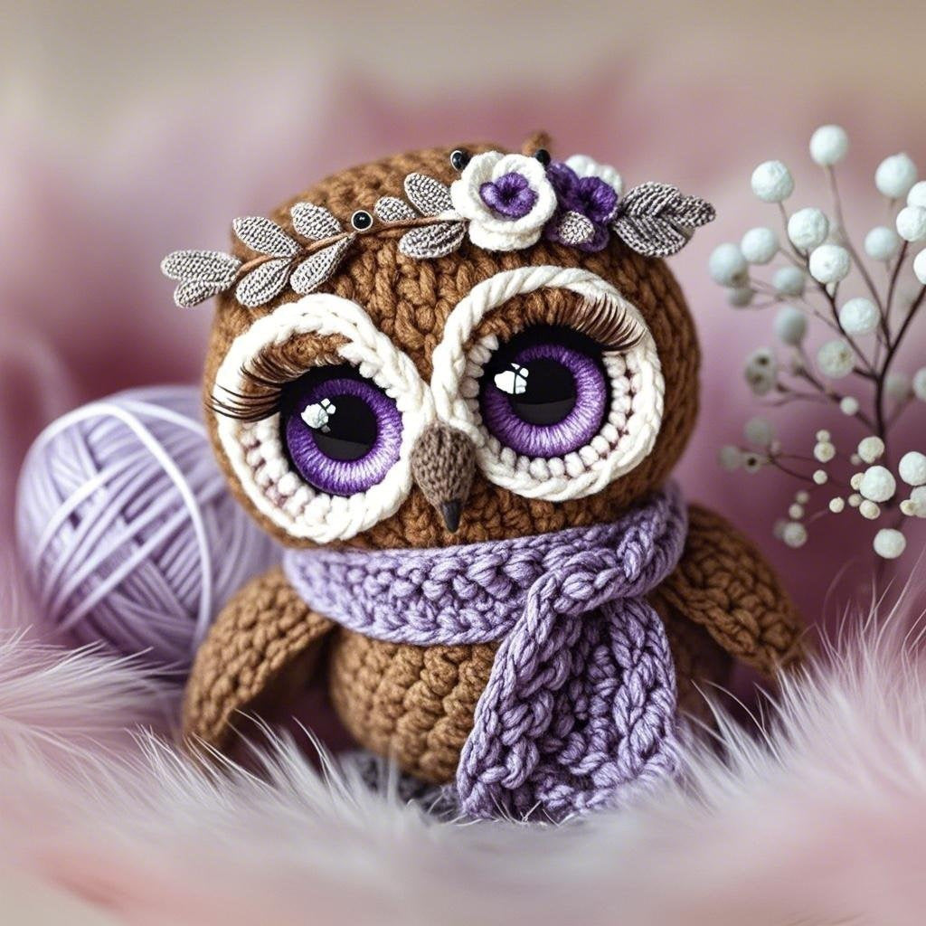 Crochet Kit owls, dolls, fairys, dragons, turtles