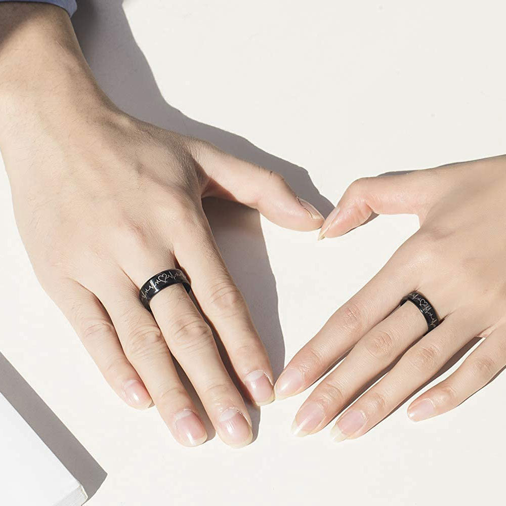 Stainless steel couple rings