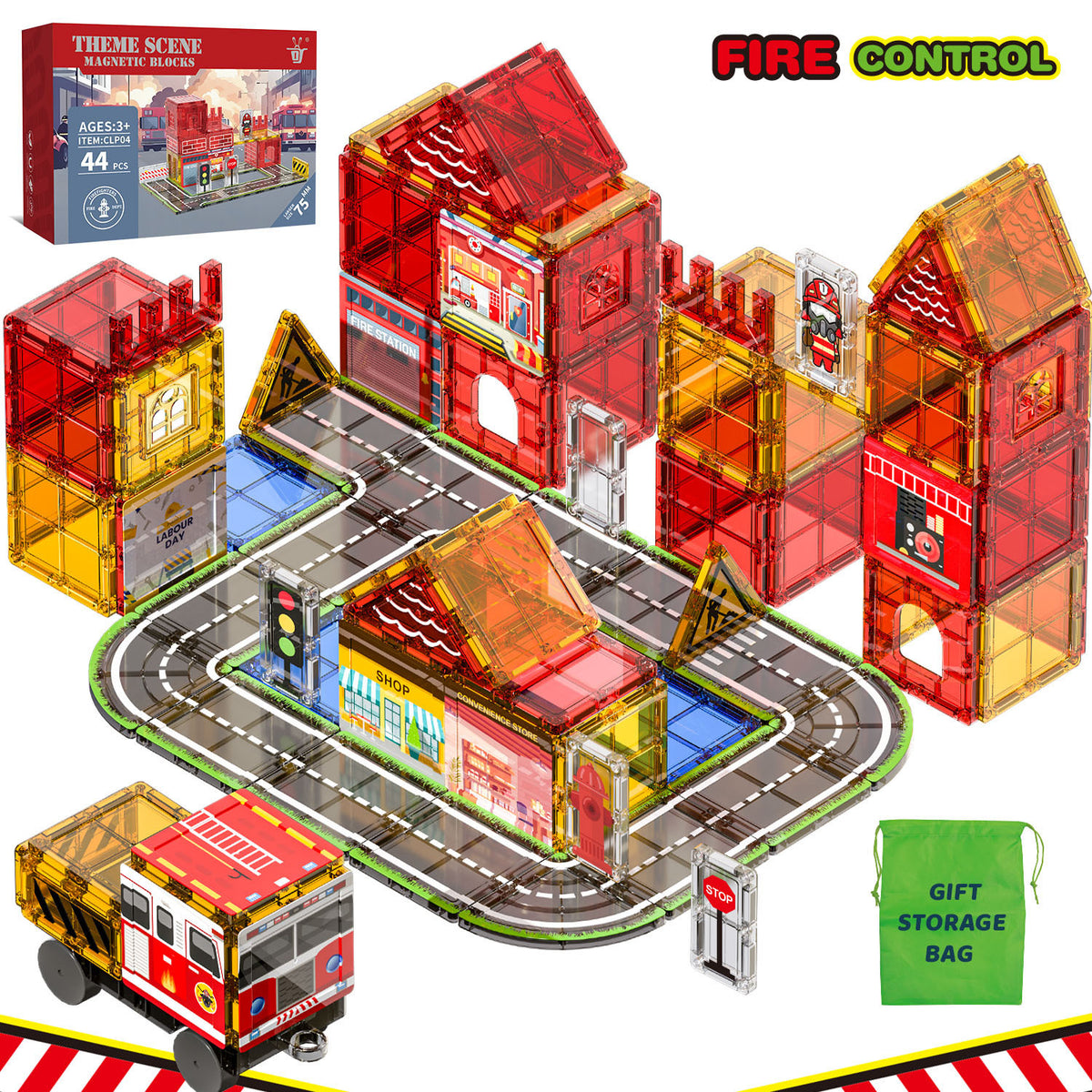 Magnetic Tiles Building