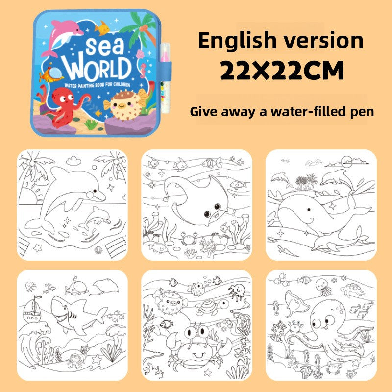 Reusable Magic Water Drawing Book