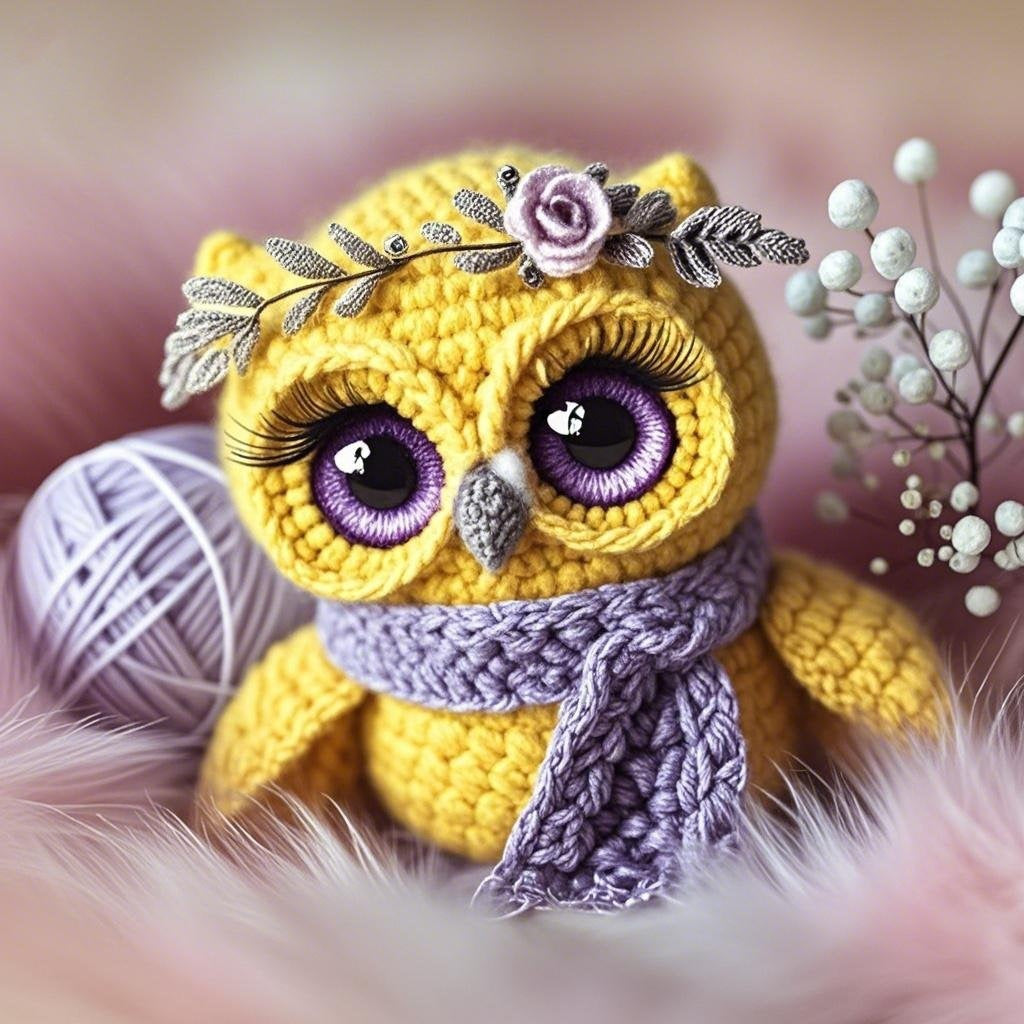 Crochet Kit owls, dolls, fairys, dragons, turtles