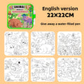 Reusable Magic Water Drawing Book