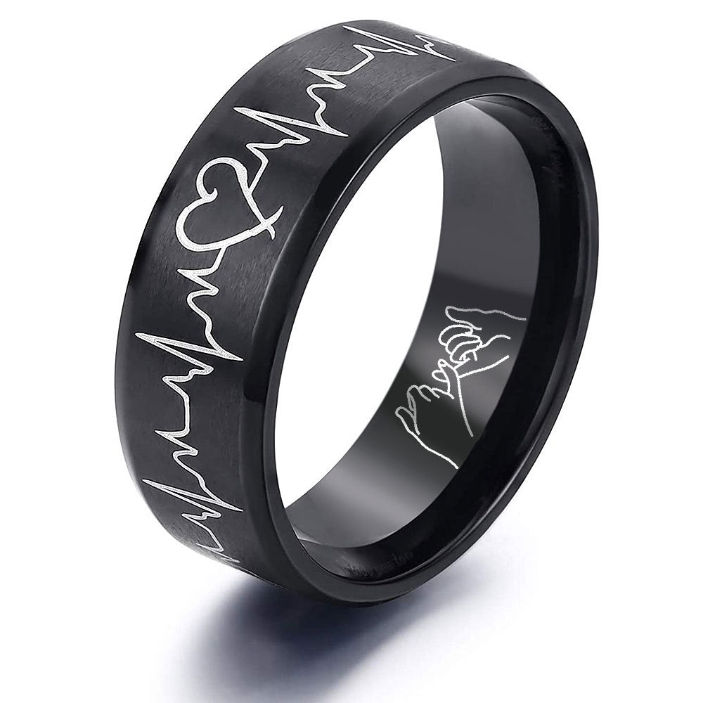 Stainless steel couple rings