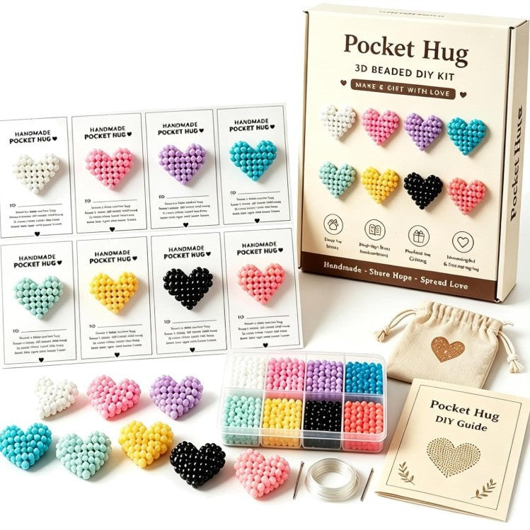 Petite 3D Beaded Animal Craft Kit (4 pieces)