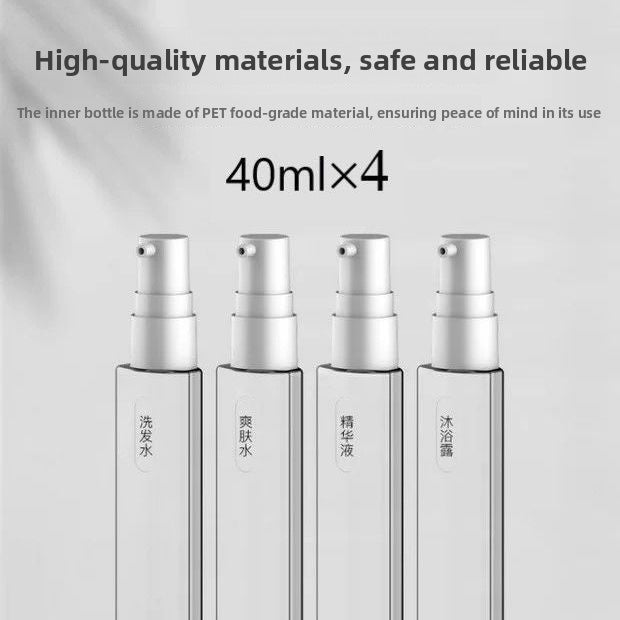Travel Bottle Set for Liquids and Creams