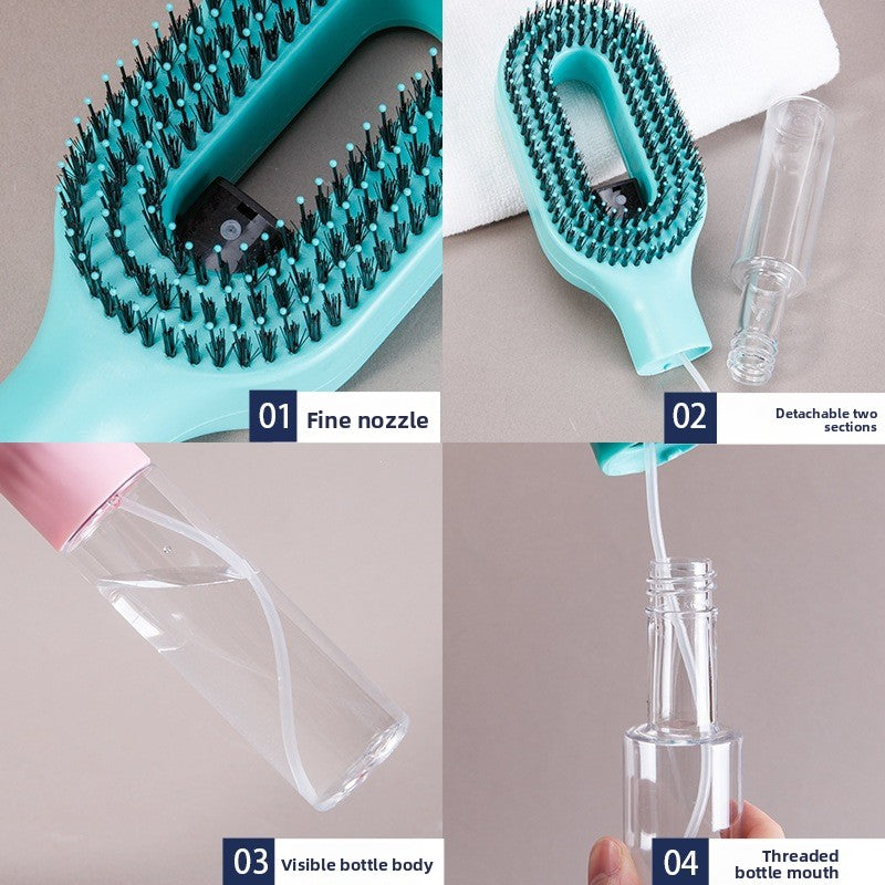 Water Hairbrush with Spray Function