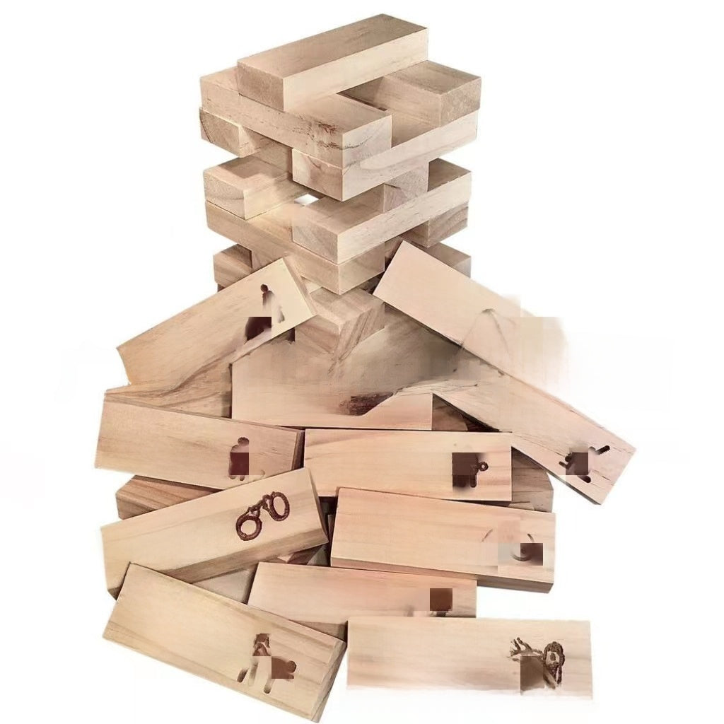 Jenga Game for couples (different lenguages)