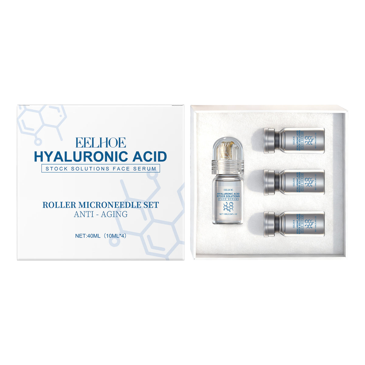 Facial Skin Care Set Hyaluronic Acid