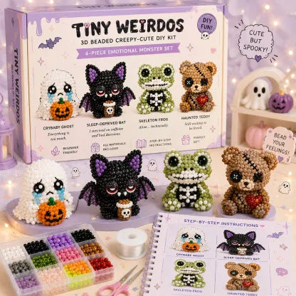 Petite 3D Beaded Animal Craft Kit (4 pieces)