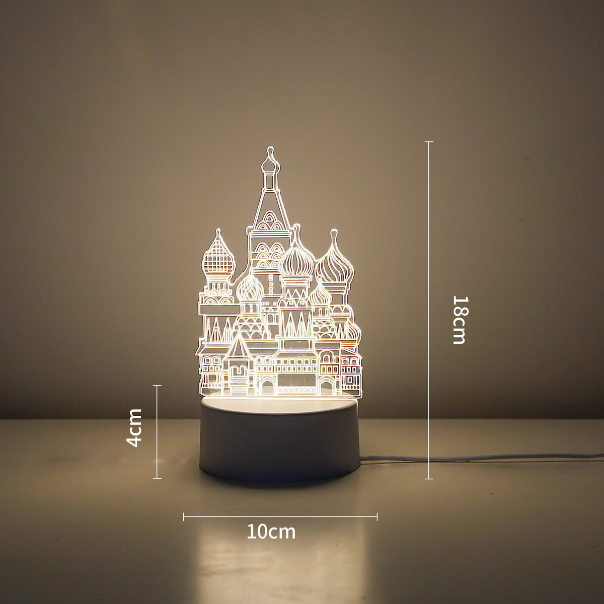 Luz nocturna LED creativa con caja de regalo