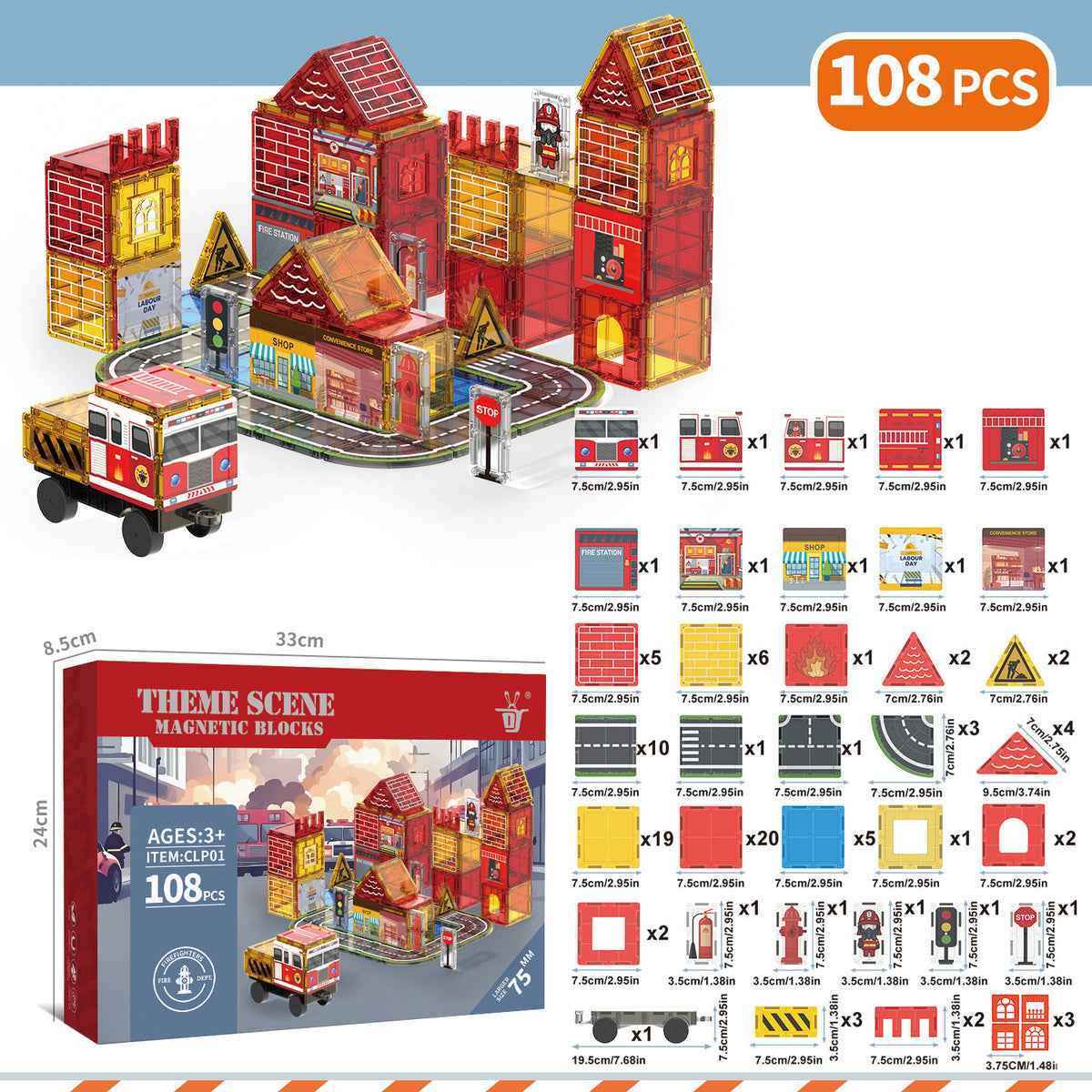 Magnetic Tiles Building