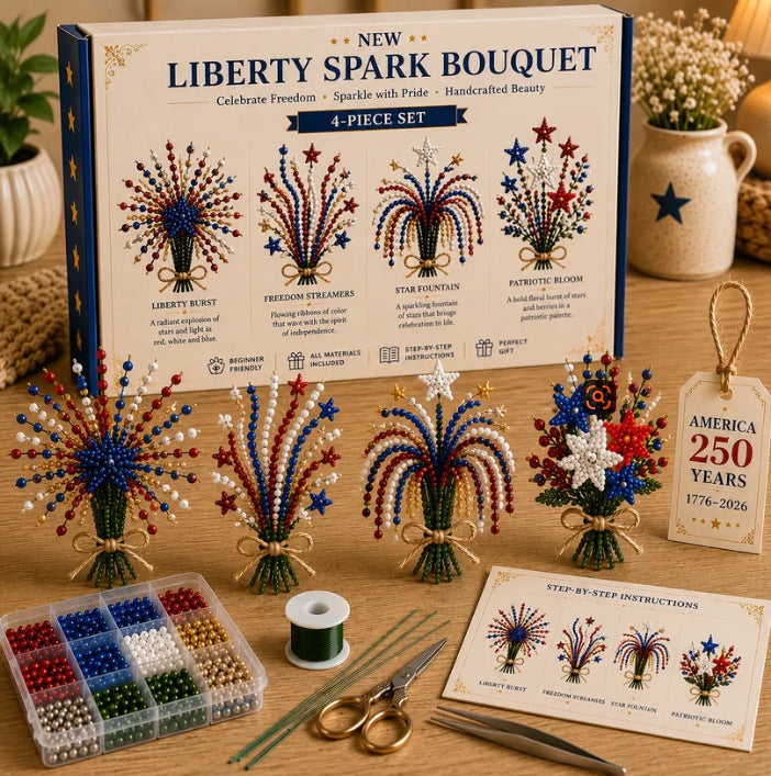 Petite 3D Beaded Animal Craft Kit (4 pieces)