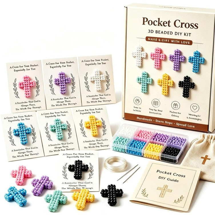 Petite 3D Beaded Animal Craft Kit (4 pieces)