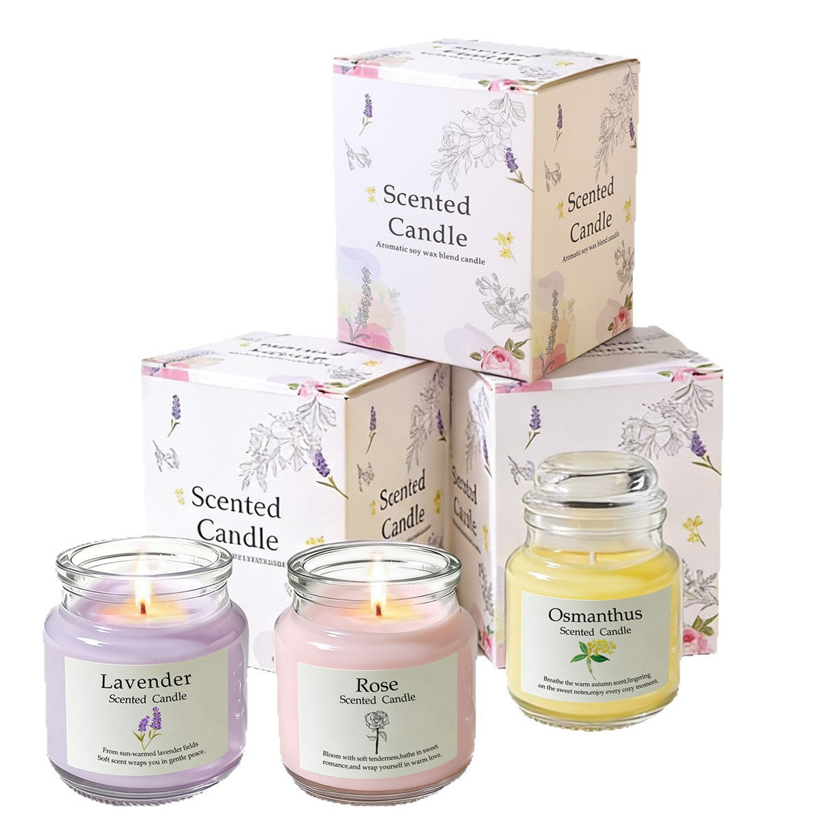 Aromatherapy Scented Candles Gift Set