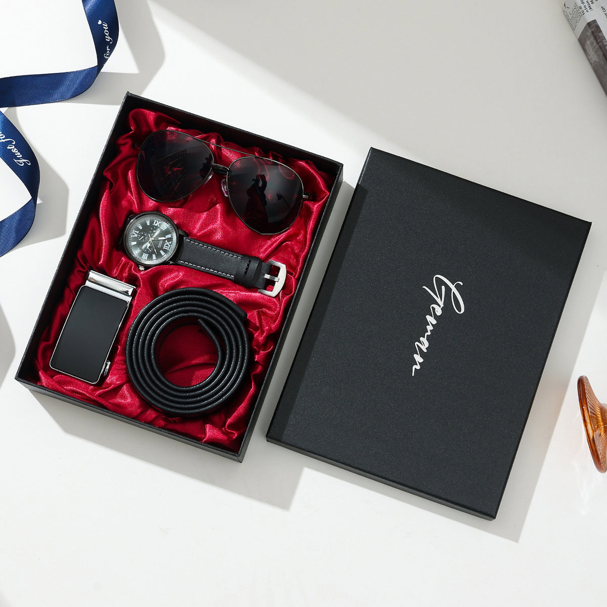 Leather gift set