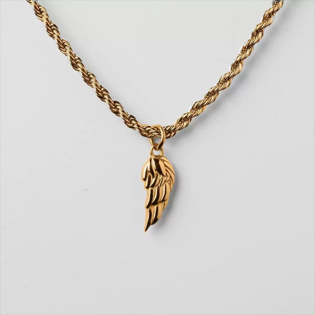 Angel Wings Pendant Necklace for Men