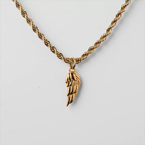 Angel Wings Pendant Necklace for Men