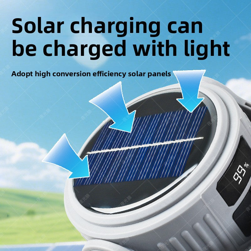 Solar-aufladbare Campinglampe