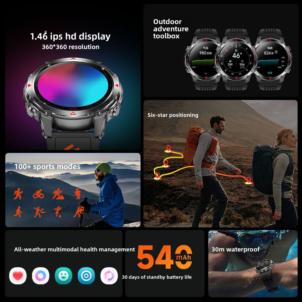 Multifunktions-Gesundheits-Smartwatch