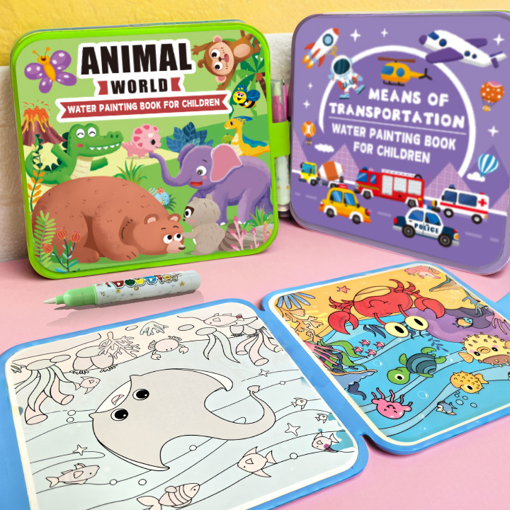 Reusable Magic Water Drawing Book