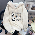 Sudadera de invierno bordada con panda