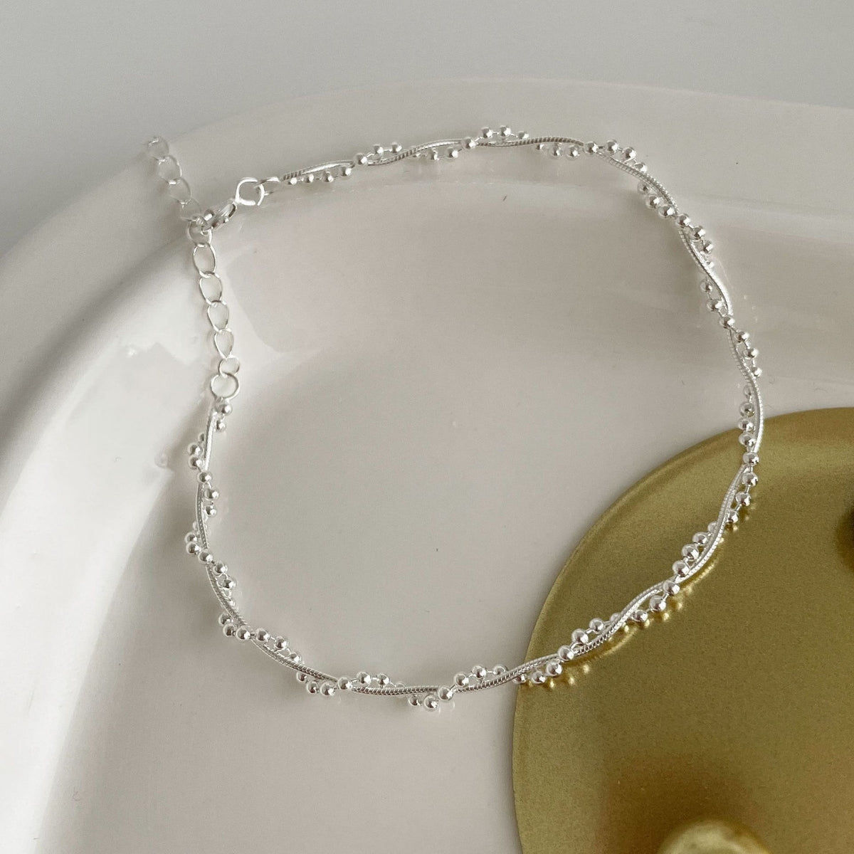 Bracelet Sterling Silver Double Layer