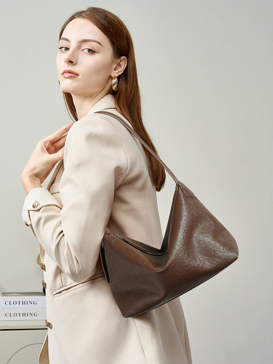 Cowhide woman bag