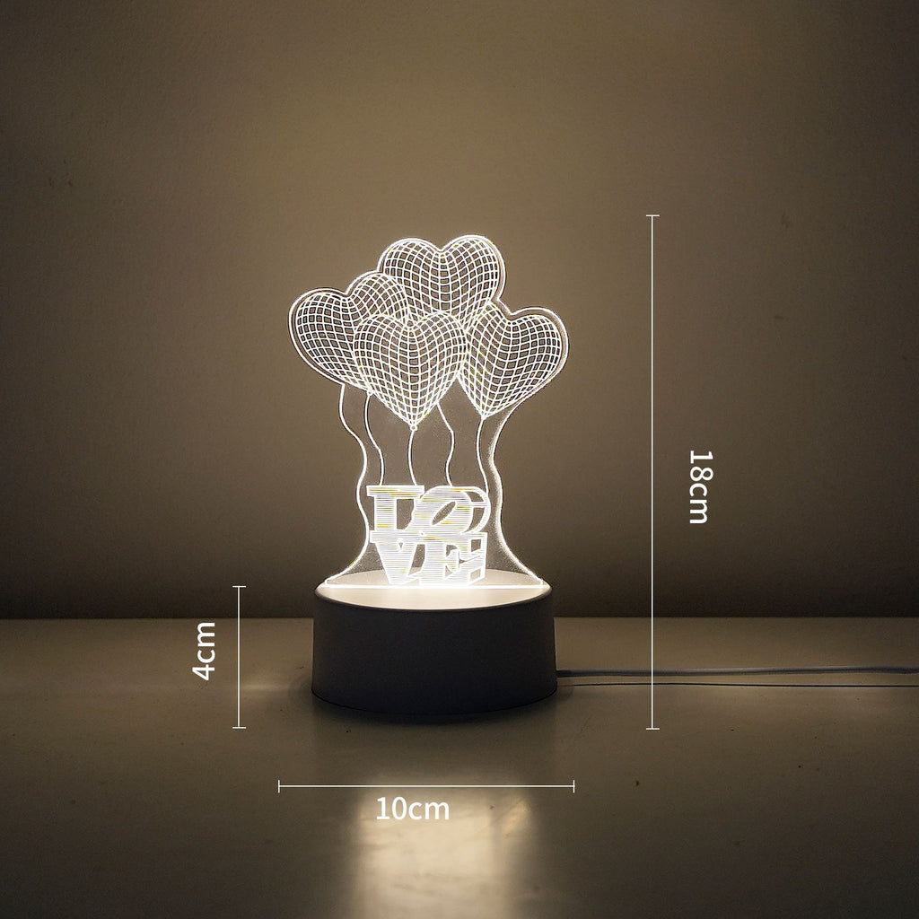 Luz nocturna LED creativa con caja de regalo