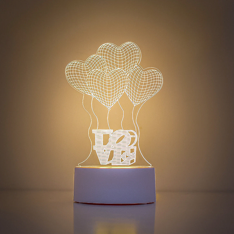 Luz nocturna LED creativa con caja de regalo