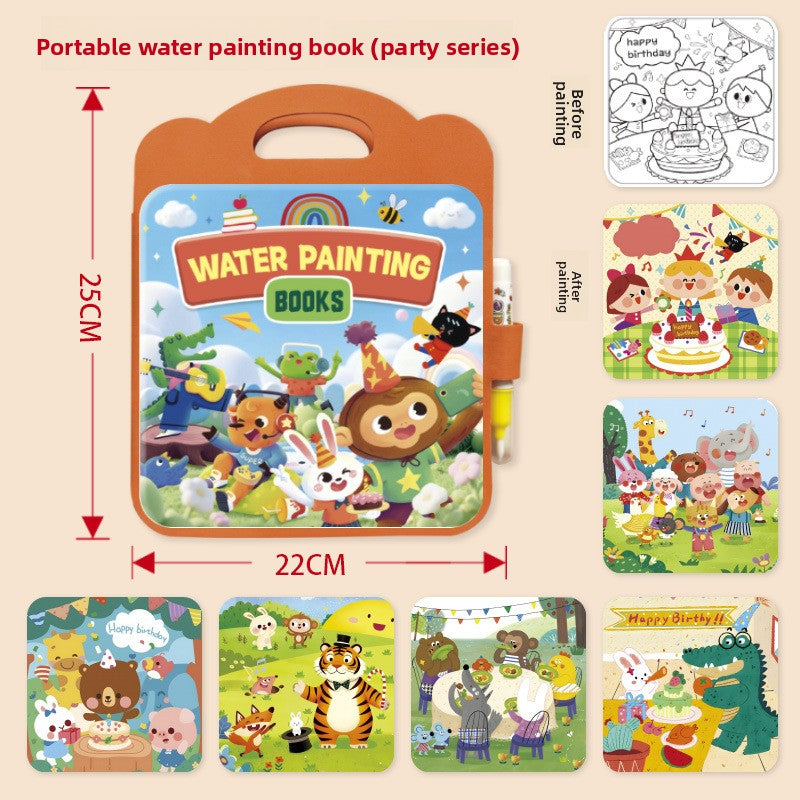 Reusable Magic Water Drawing Book