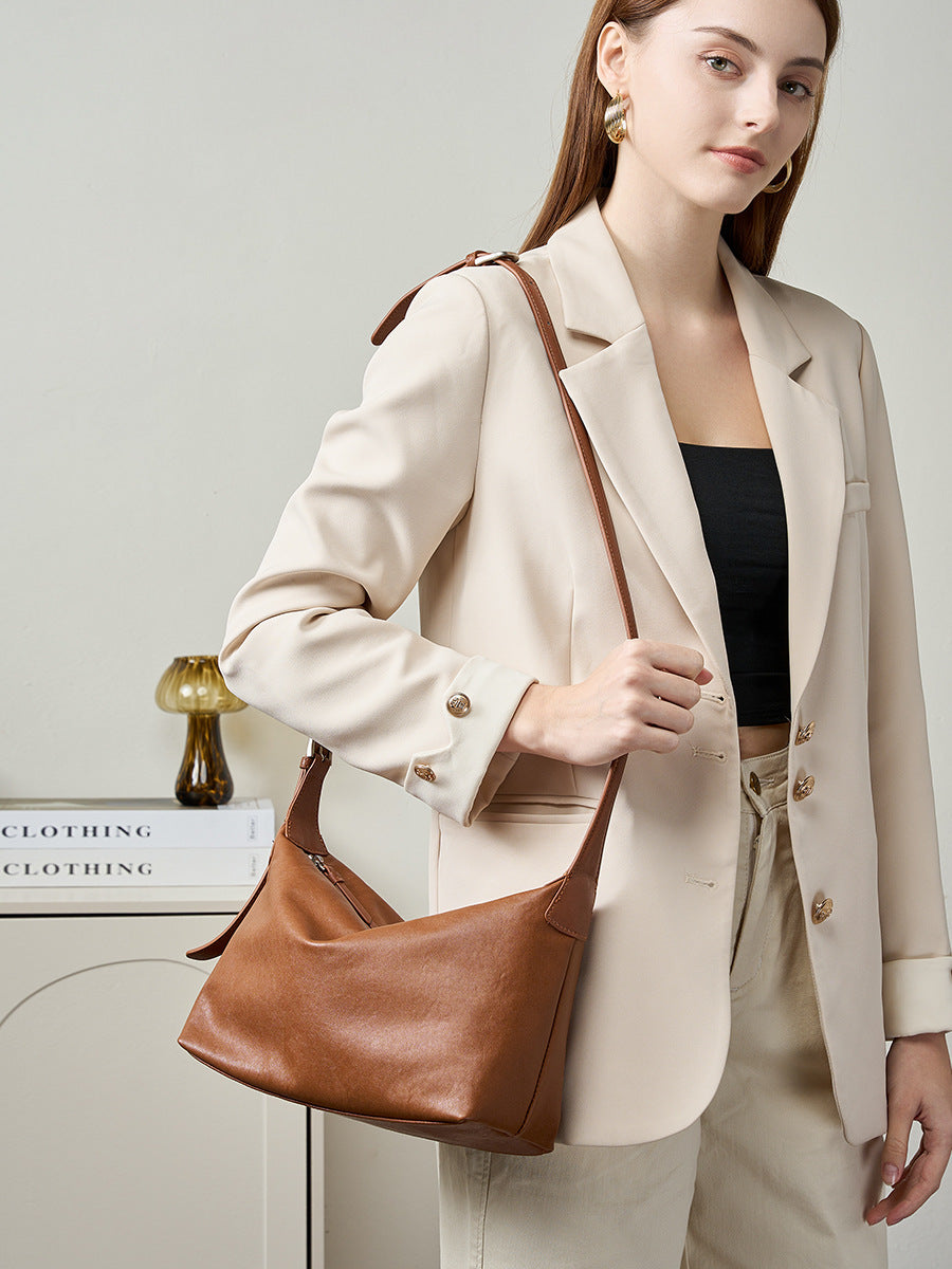 Cowhide woman bag
